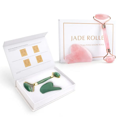 Set de Jade Roller y Guasha