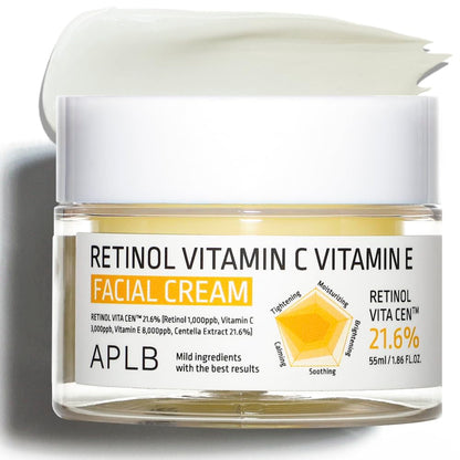 APLB Crema Facial Retinol, Vitamina C y E